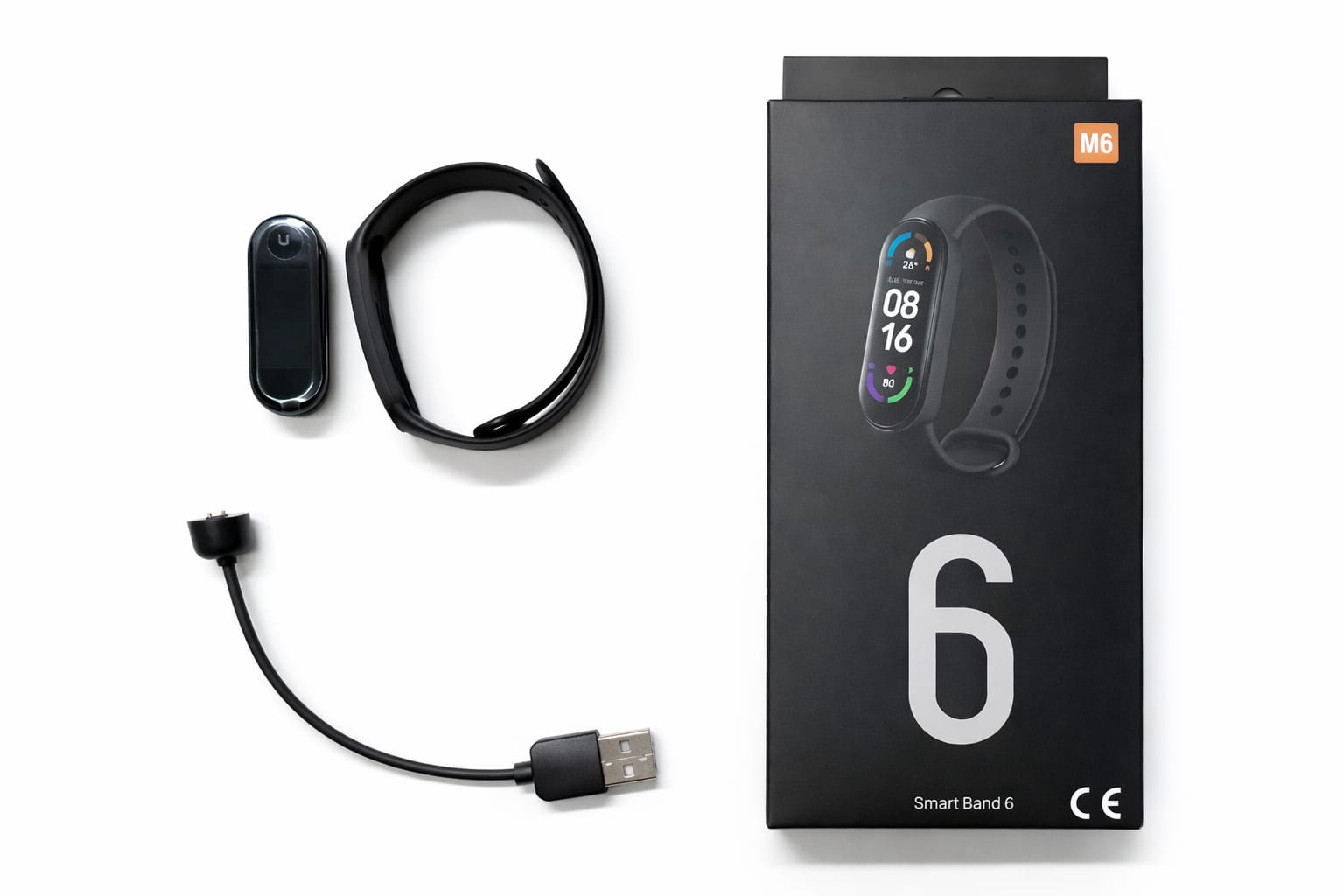 Smart Fitness Armband mit Ladekabel